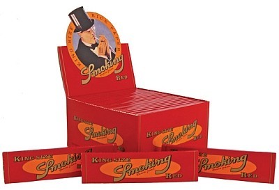 Vloei Smoking Rood 50 stuks per doos Vloei Smoking Rood 50 stuks per doos