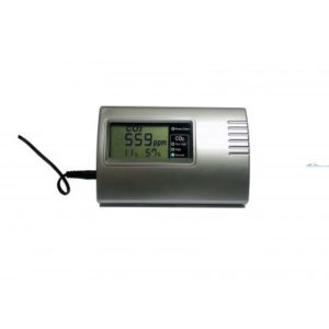 C02 monitor met luchtvochtigheids rh en tempratuursensor