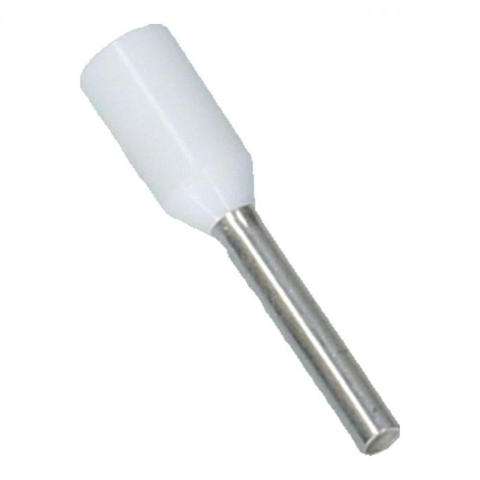 Wit Adereindhuls 0.5mm² 500 stuks Wit Adereindhuls 0.5mm² 500 stuks