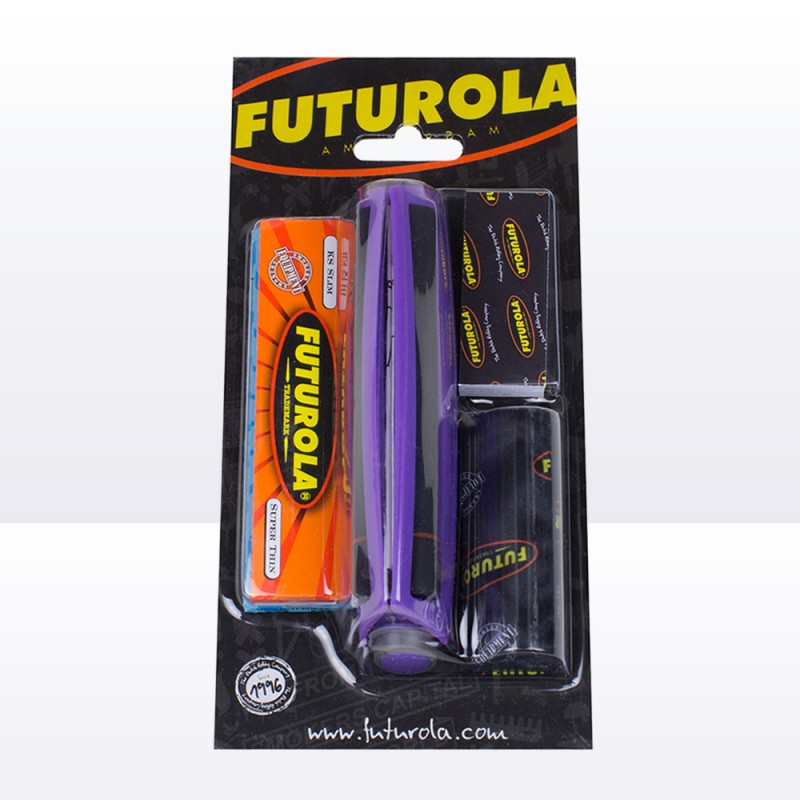 Futurola King Size Roller Combo Blister Pack Zwart